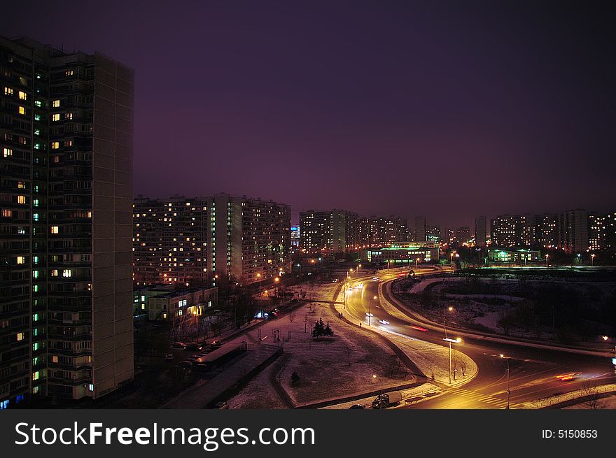 Night City. Krilatskoe, Moscow