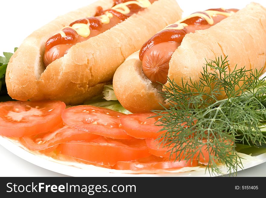 Hot Dogs With Vegetables