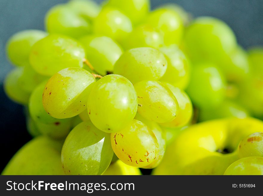 Close-up of a bunch of grapes. Close-up of a bunch of grapes