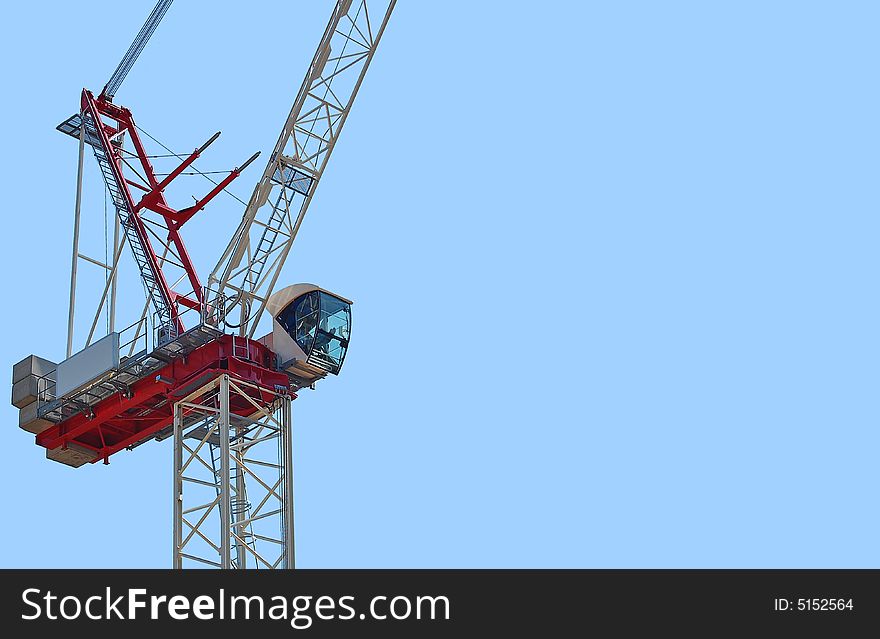 Tower/pillar crane for building and construction