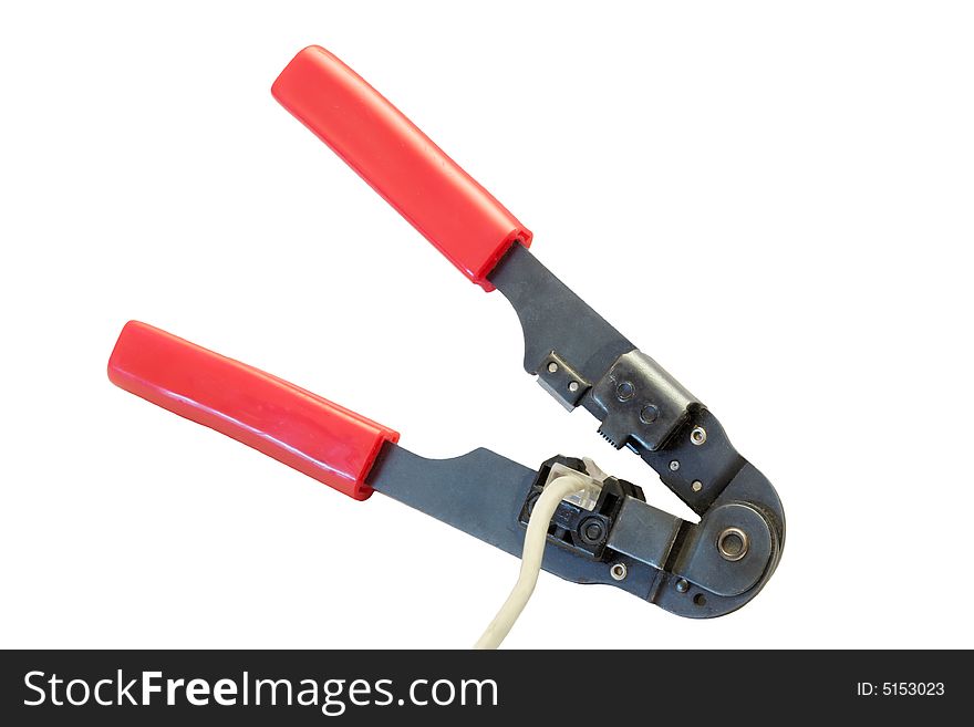 Network Wire Crimper and Cable