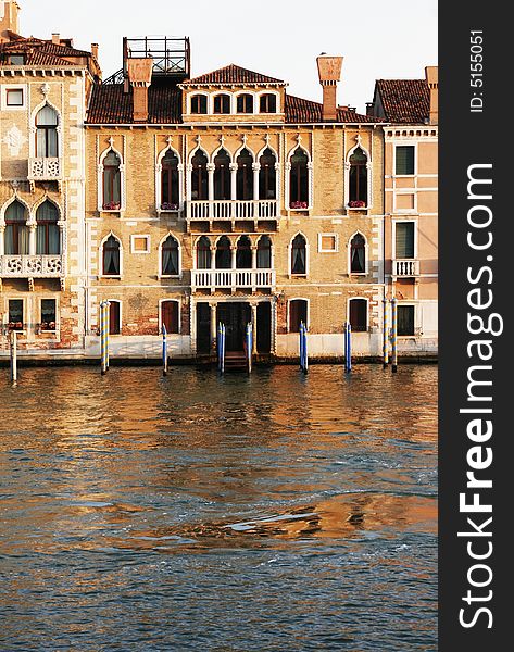 Venice, Italy - Water Front Facade