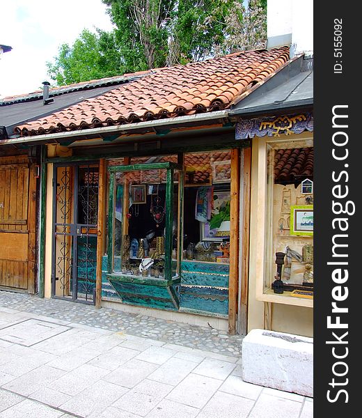 Little art shop in Sarajevo