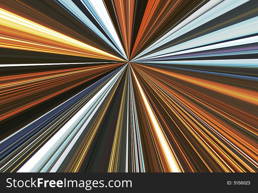 Abstract linear color background. Illustration.