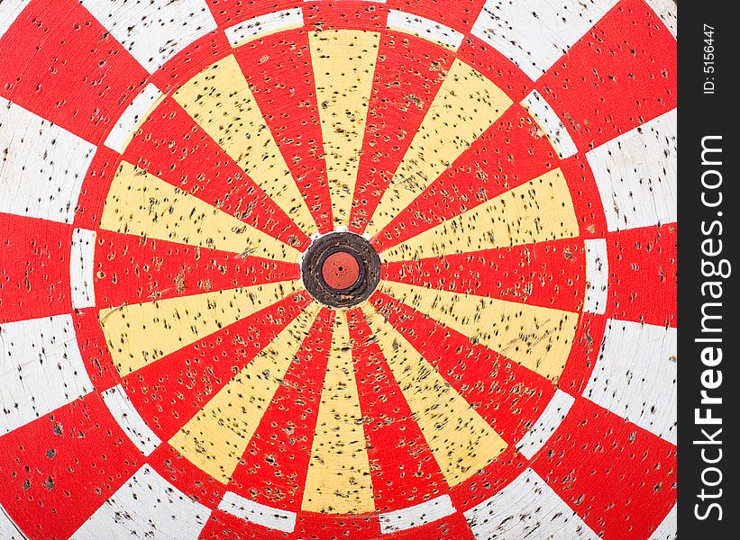 A dart board background theme