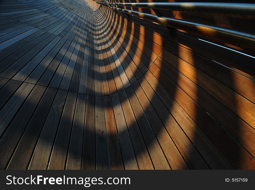 Architectural abstract of converging lines. Architectural abstract of converging lines