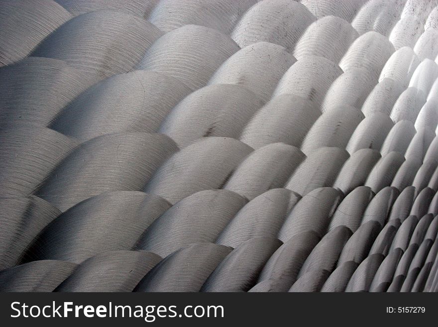 Abstract background, made with metal, isolated