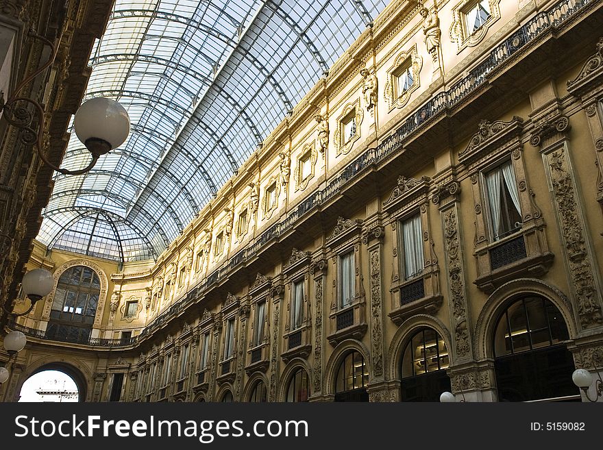 Galleria Vittorio Emanuele II in Milano Italy