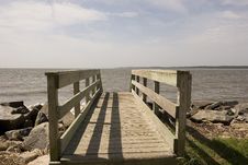 Walkway Into Sea Stock Photography Walkway Into Sea Stock Photography