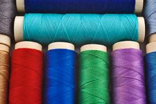 Colored Sewing Spools Royalty Free Stock Photo Colored Sewing Spools Royalty Free Stock Photo