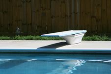 Diving Board Royalty Free Stock Photo