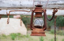 Vintage Oil Lamp Royalty Free Stock Photography Vintage Oil Lamp Royalty Free Stock Photography