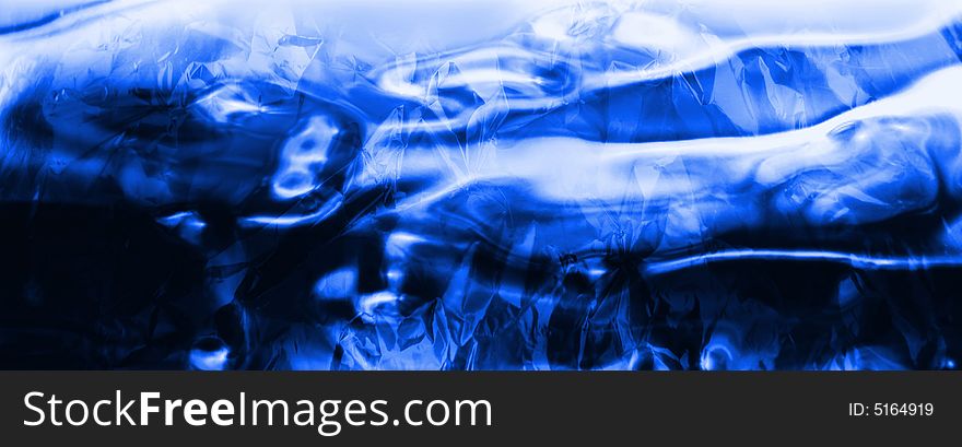 Illustration of a wave inside the dark ocean with blue white and black tones. Illustration of a wave inside the dark ocean with blue white and black tones