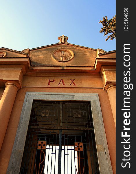 Cementery entrance, Christianity