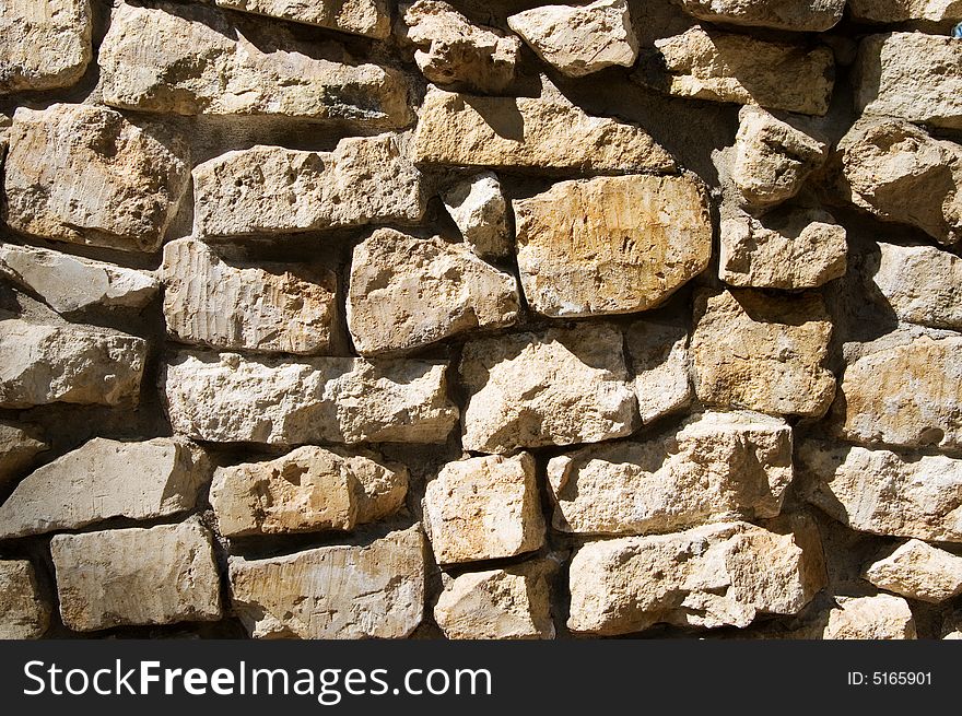 Background of coarse grey bricks. Background of coarse grey bricks