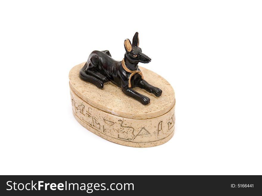 Dog Figurine, isolated on white