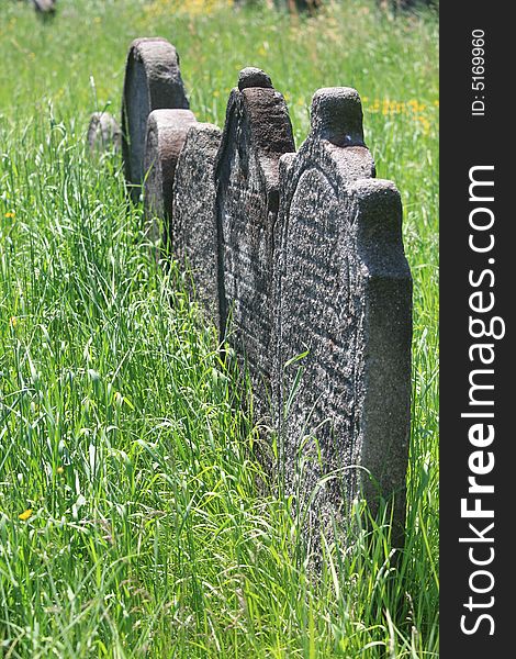 Old Jewish cemetery in Holesov