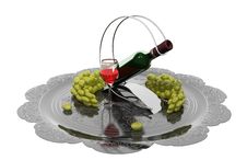 Wine And Grapes Royalty Free Stock Image