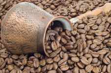 Turkish Coffee Pot. Stock Images