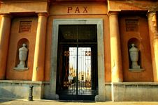 Cemetery Entrance, Christianity Royalty Free Stock Photography Cemetery Entrance, Christianity Royalty Free Stock Photography