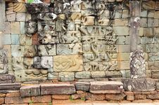 Cambodia; Angkor; Elephant Terrace Stock Photography Cambodia; Angkor; Elephant Terrace Stock Photography