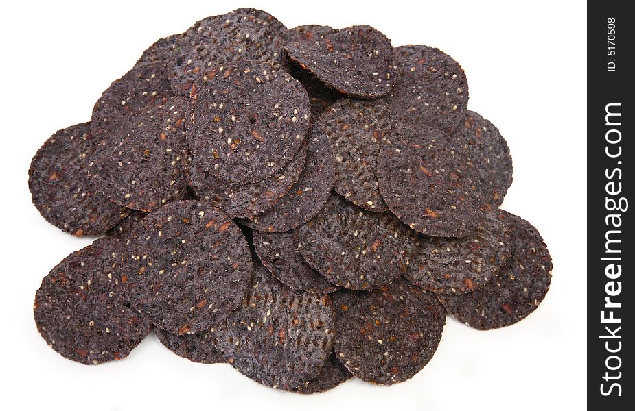 Organic Blue Corn And Sesame Tortilla Chips