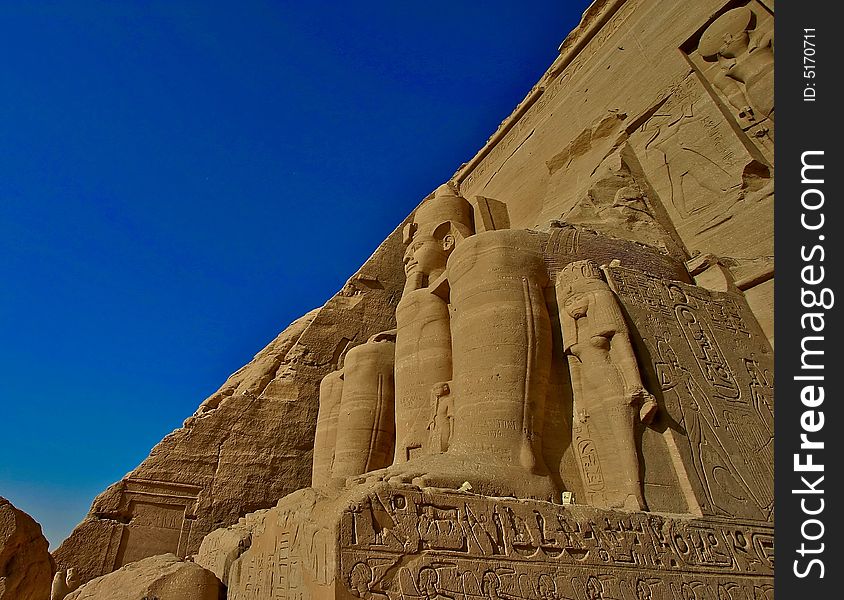 Abu Simbel - aswan in Egypt. Abu Simbel - aswan in Egypt