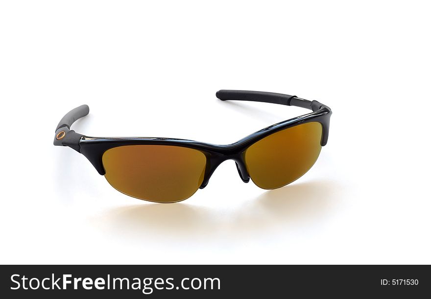 Man's sunglasses isolated on white