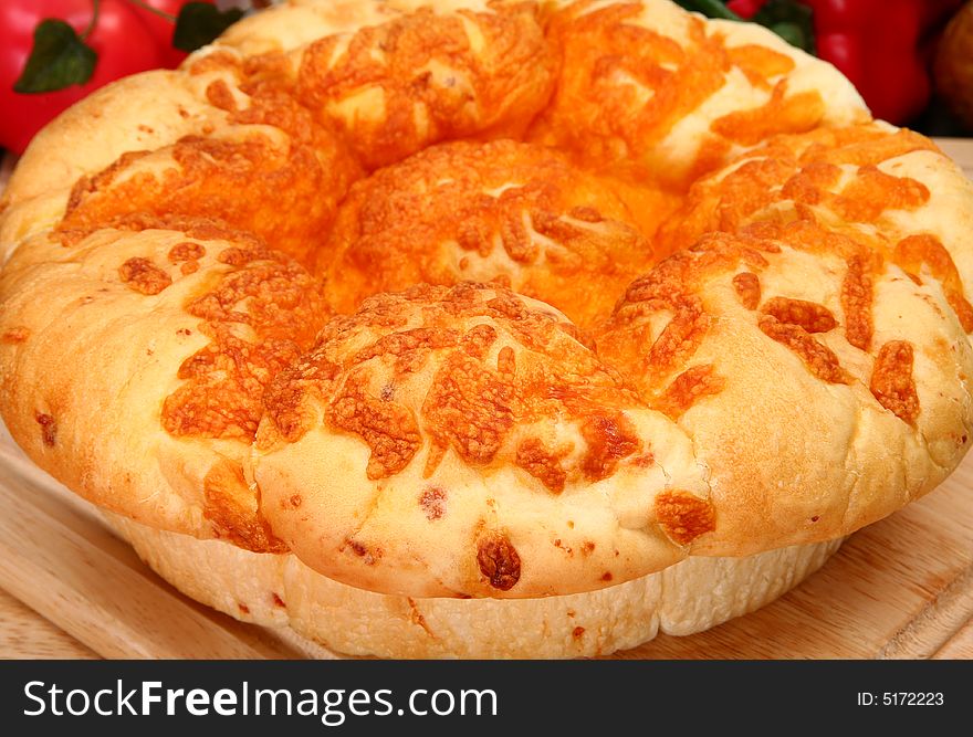 Cheddar Cheese Roll Bread