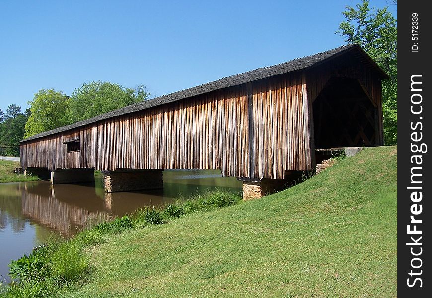 A covered bridge in North Georgia.