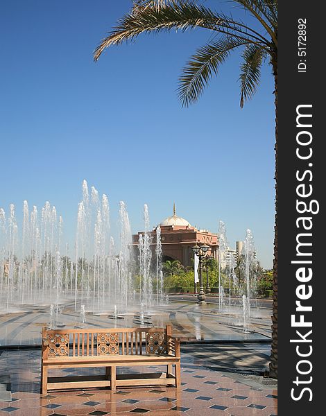 Wonderful Garden in Luxury Hotel Emirates Palace