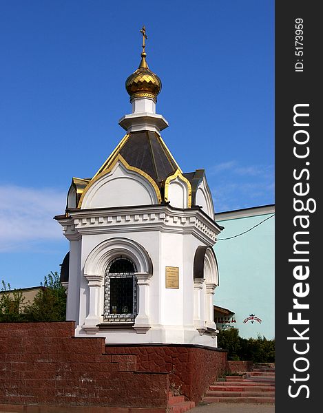 New chapel in Ruza town in the suburb
of Moscow. New chapel in Ruza town in the suburb
of Moscow