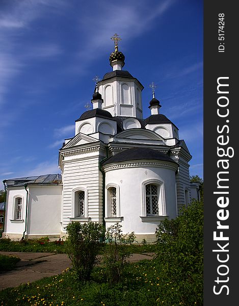Church of Dimitrii Solunskii in Ruza not far from Moscow. Church of Dimitrii Solunskii in Ruza not far from Moscow