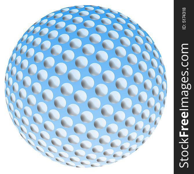 Blue spotted ball