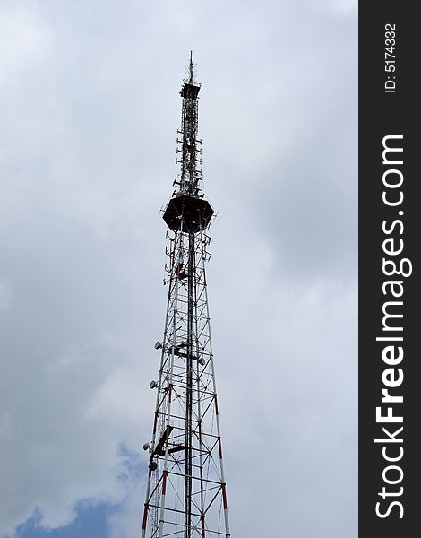 Cell phone tower for communications
