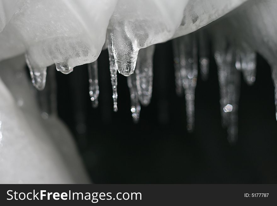 It is taken in ice hole shanxi china. It is taken in ice hole shanxi china