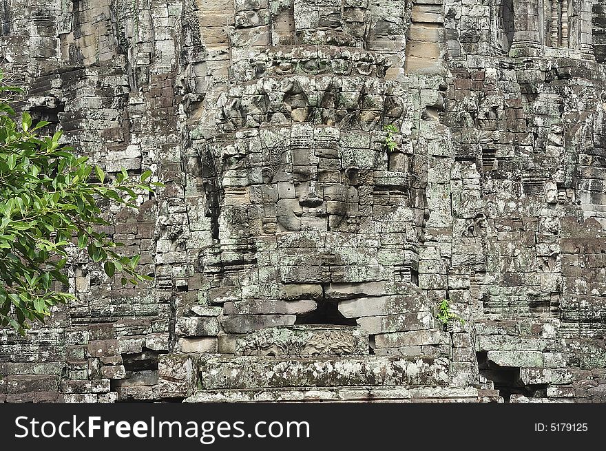 Cambodia; Angkor; Bayon temple