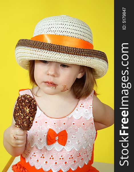 Girl with ice cream