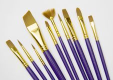 Group Of Brushes Royalty Free Stock Photography Group Of Brushes Royalty Free Stock Photography