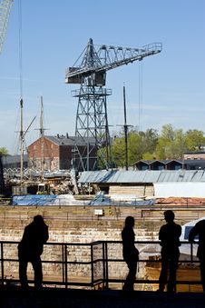 Dry Dock Royalty Free Stock Photo
