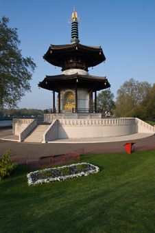 London Peace Pagoda Stock Image London Peace Pagoda Stock Image