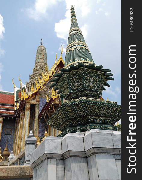 Type of the buddhism temple in Bangkok