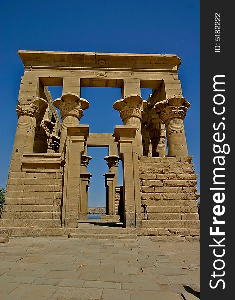 Philae island - Aswan in south Egypt. Philae island - Aswan in south Egypt