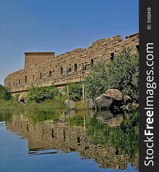 Philae island - Aswan in south Egypt. Philae island - Aswan in south Egypt