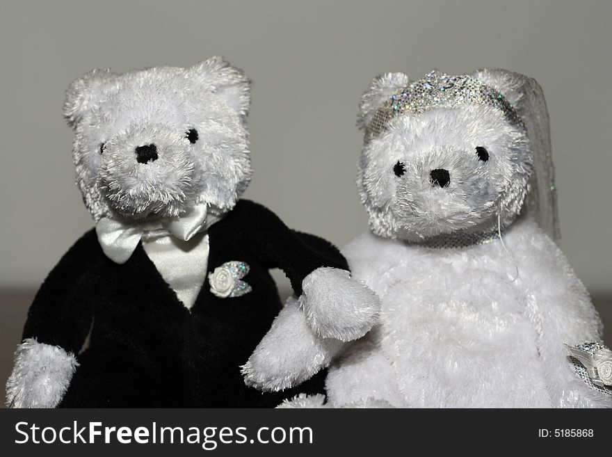 Just married couple of bears. Just married couple of bears