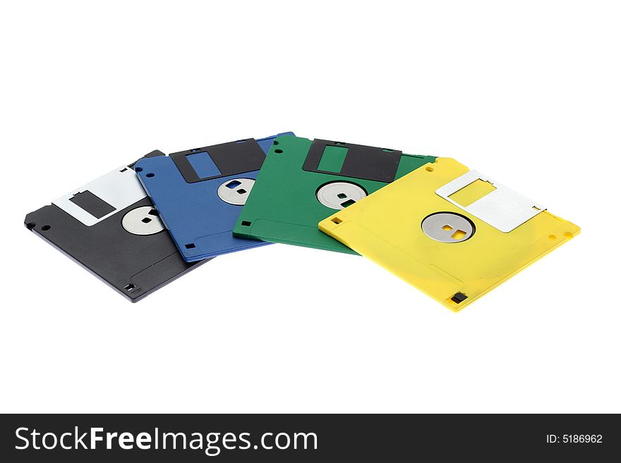 Multi-coloured Diskettes