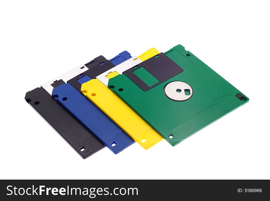 Multi-coloured Diskettes
