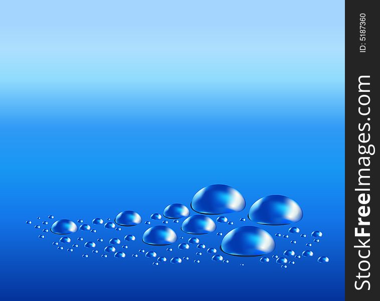 Water Drops background.