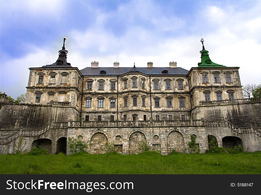 Fortress in Olesko in Ukraine