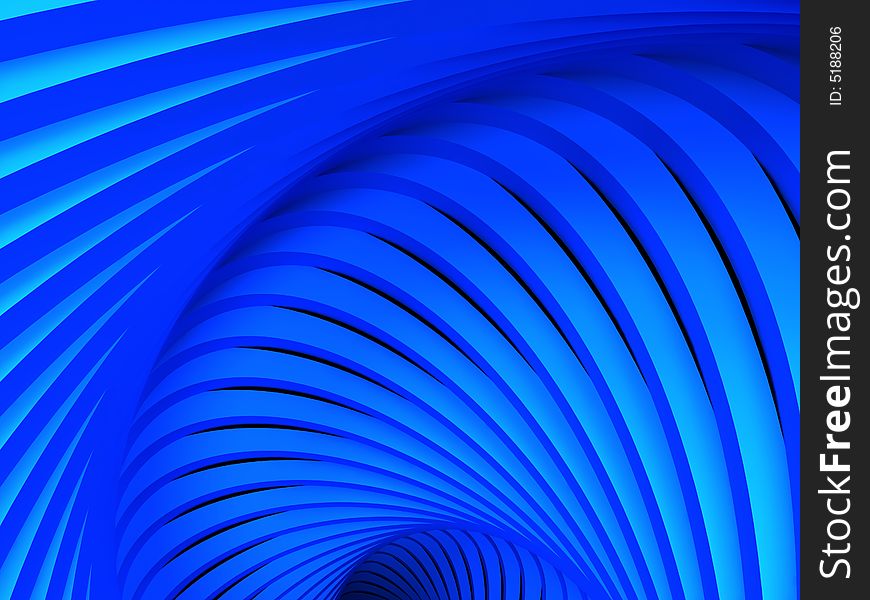 Abstract art blue arc background. Abstract art blue arc background